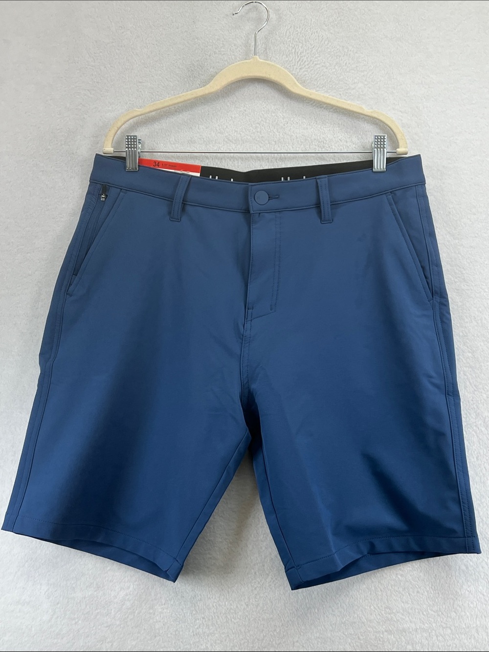 Men's Hurley Performance Navy Blue Shorts Sz 34 NWT